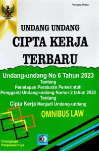 Undang undang cipta kerja  terbaru (omnibus law)