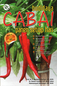 Budidaya cabai panen setiap hari