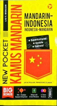 New pocket kamus mandarin